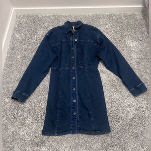 Women’s Free People Sz 2 Amber Denim Dress